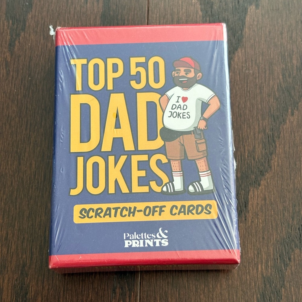 NEW SEALED Top 50 Dad Jokes Scratch Off Cards Funny Perfect Father’s Day Gift